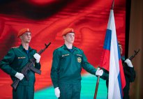 В «Северном Артеке» состоялась торжественная церемония закрытия II военно-патриотического слета Магаданской области «Золотой эполет».